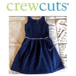 Girls Navy/White size 8 CrewCut dress